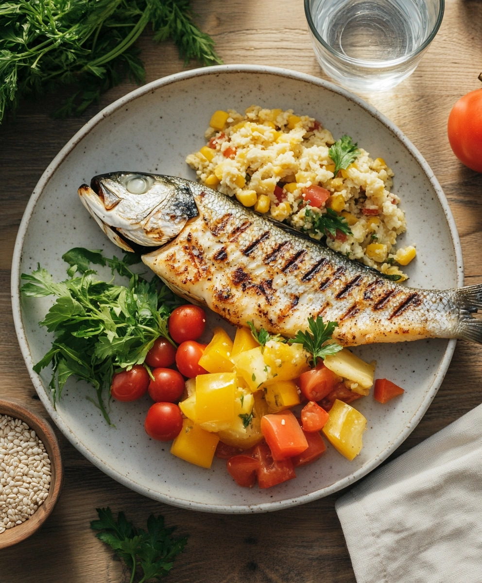 Різноманітні здорові продукти харчування для підтримки активності